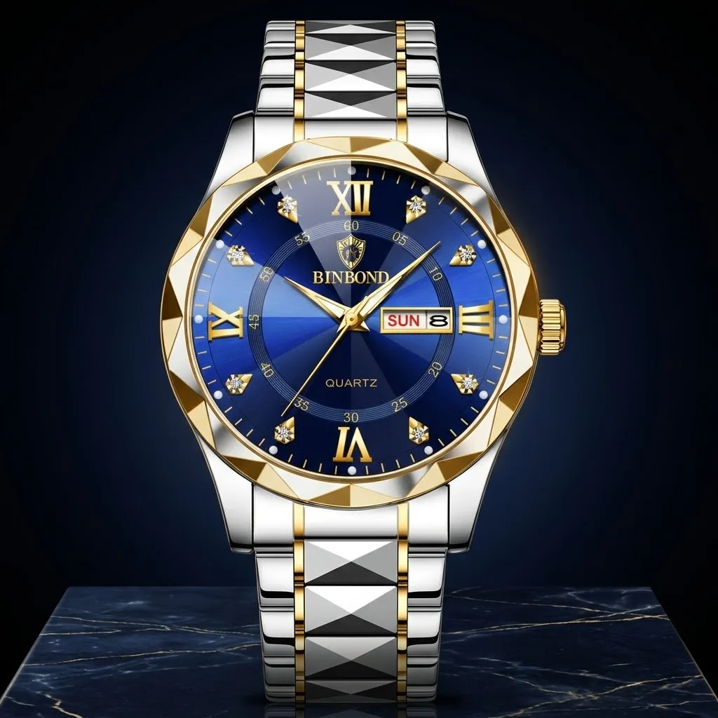 Premium BINBOND Watch (Blue)